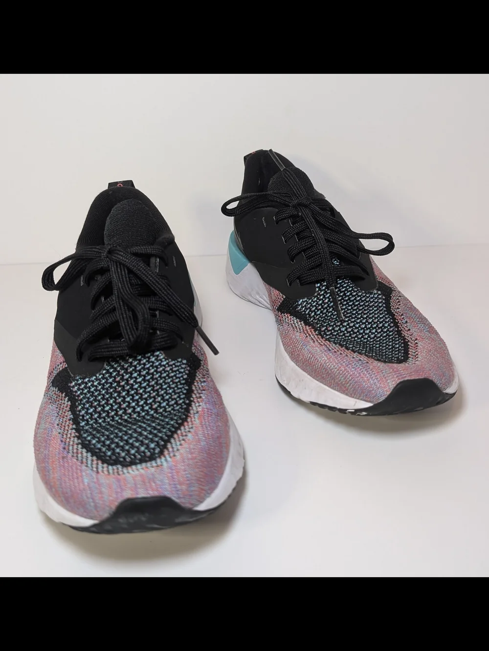 Nike Women's Odyssey React 2 Flyknit MulNike Women's Black & Multi Running Shoes